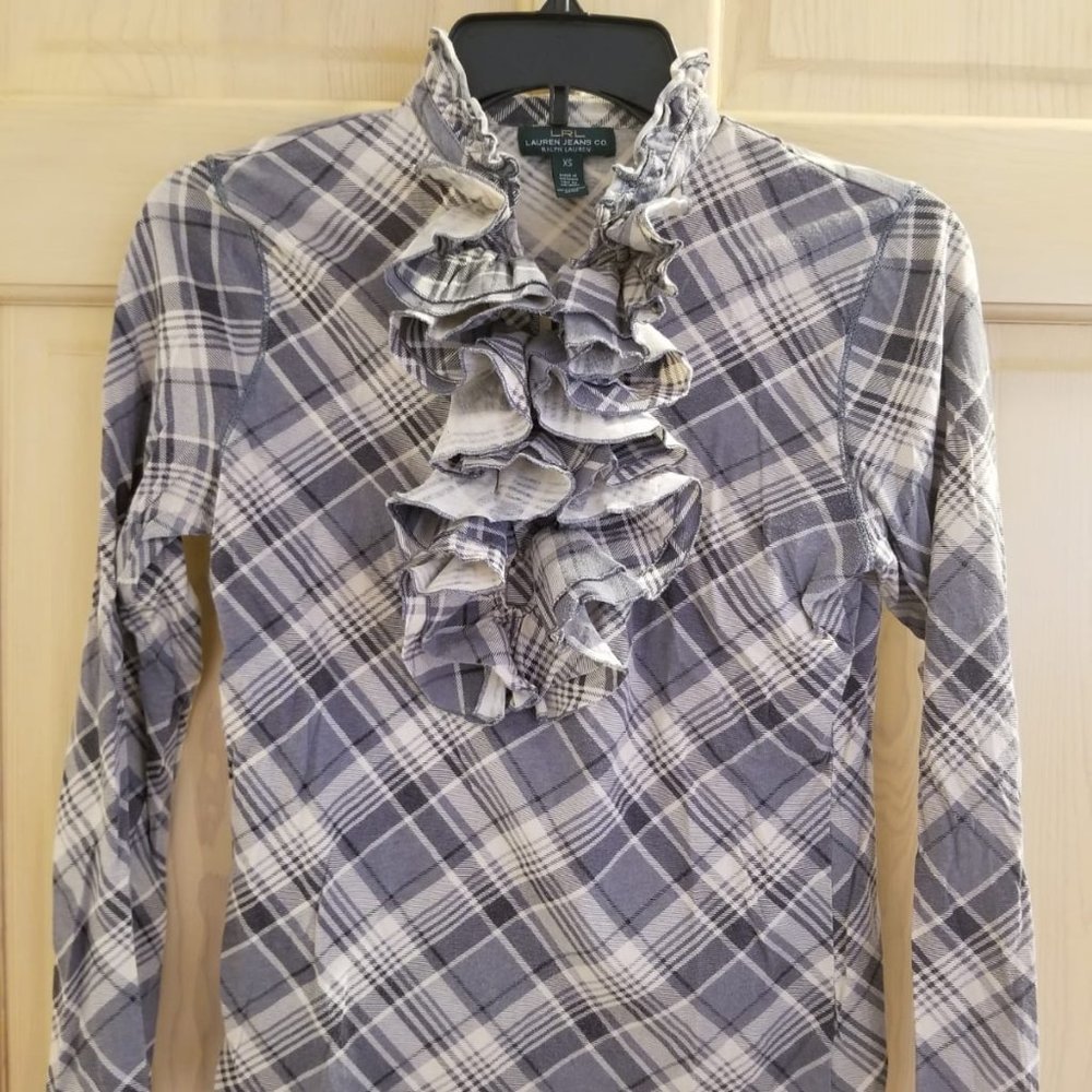 Lauren Jeans Ruffle Blouse